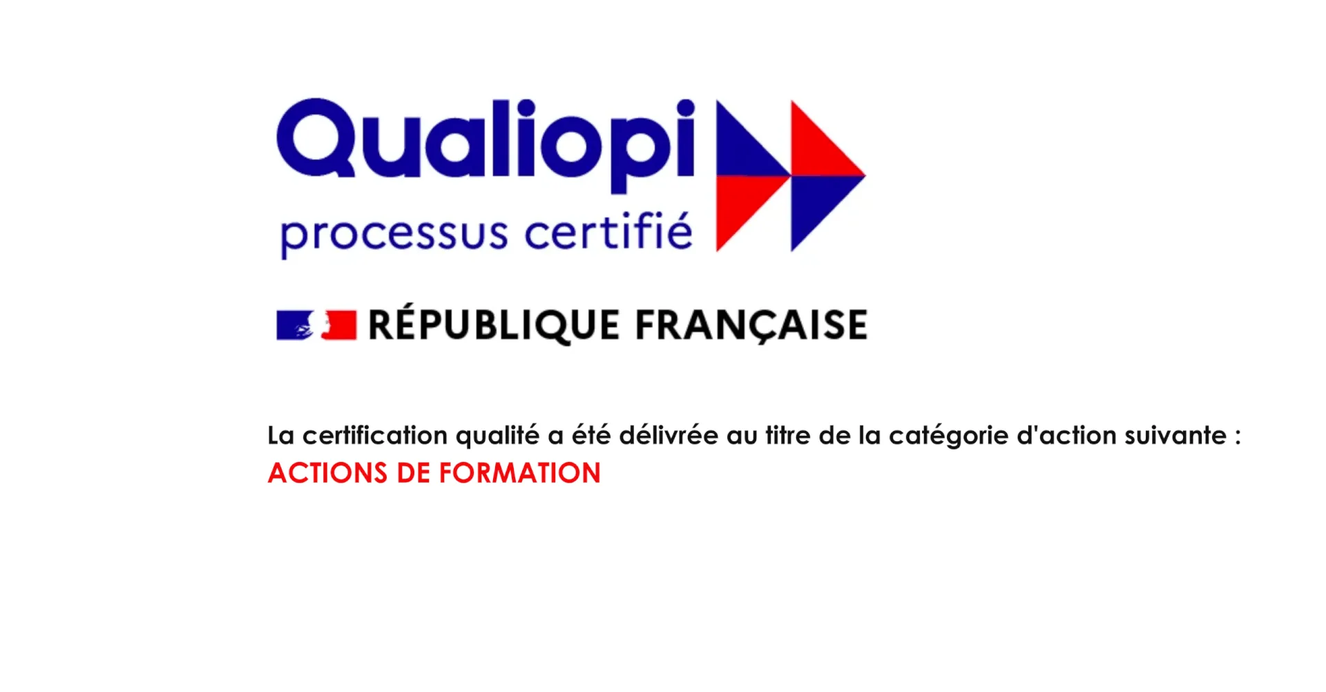 Certification Qualiopi de Web Evolution